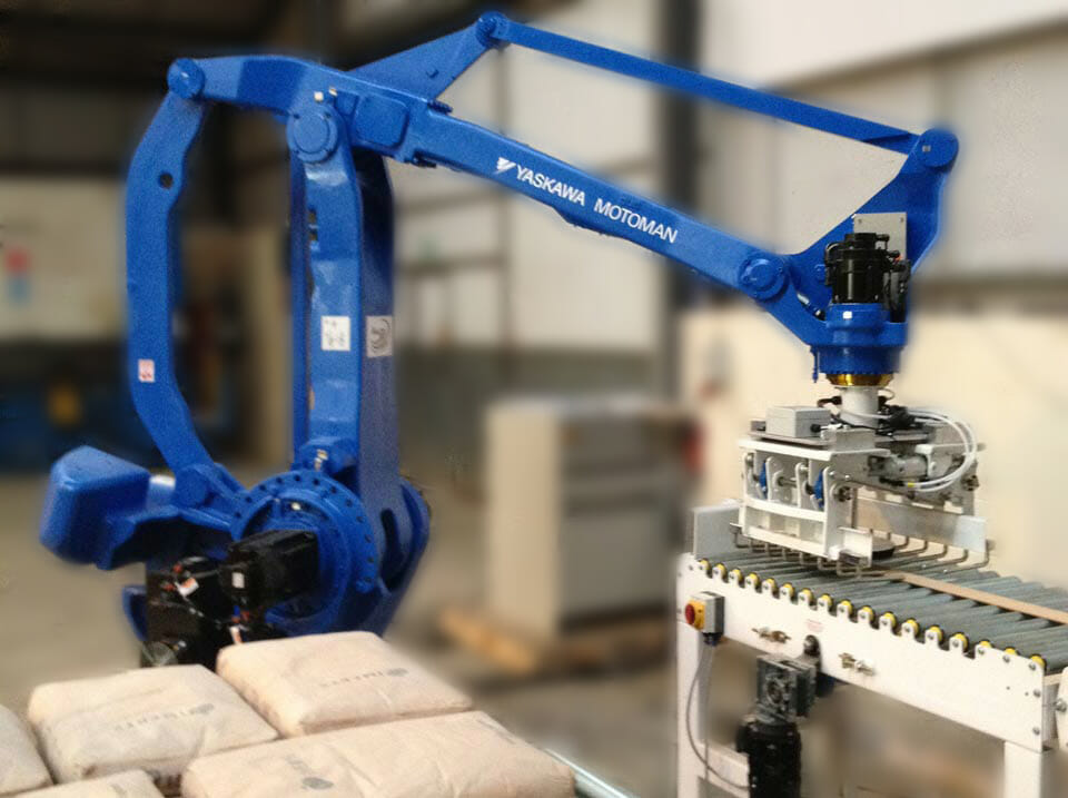 Robot bốc xếp hàng hóa Yaskawa